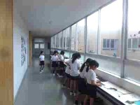 夏休みの作品展示