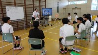 中学校3年生国際交流