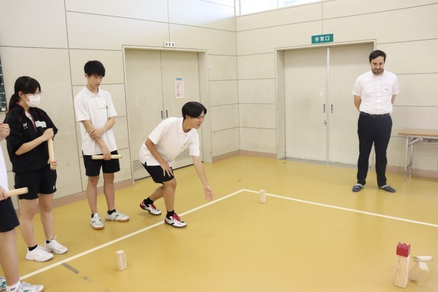 中学校3年国際交流