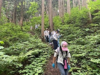 白抜山登山２