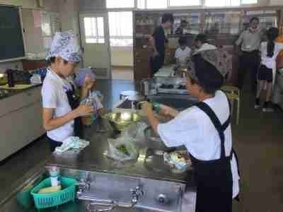 やすはら学級野菜パーティ