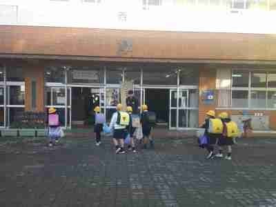 金沢武士団の選手のあいさつ運動①