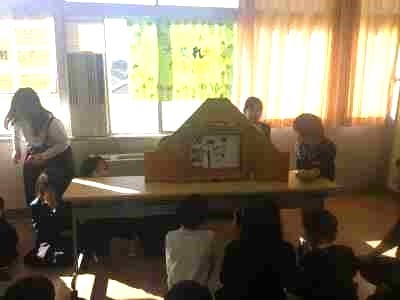 万博パビリオン（紙しばい）