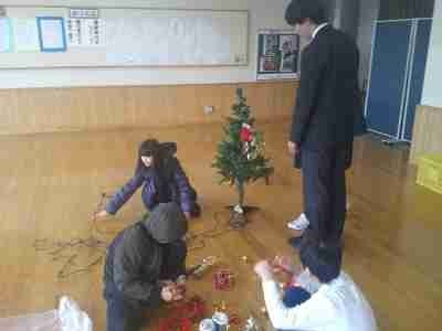 ツリーの飾り付け（やすはら学級）