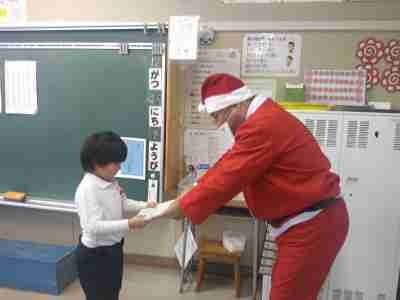 １年１組がんばり賞授与