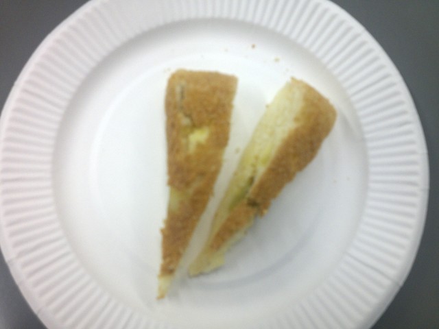 １年生さつまいもケーキ（お裾分け）