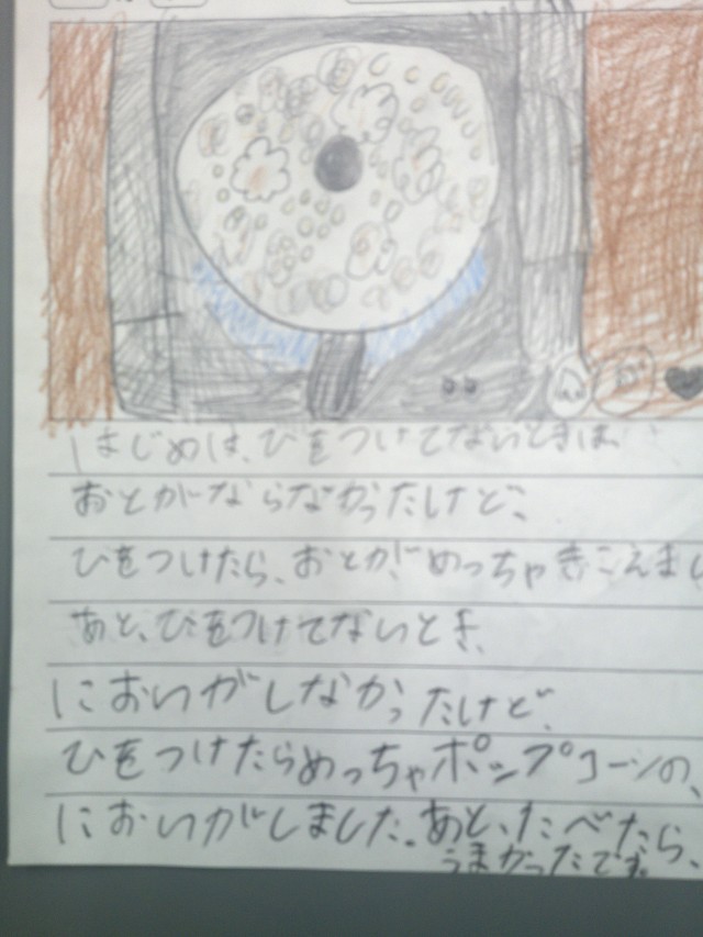 ２年ポップコーンパーティー